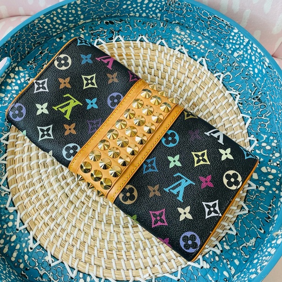 LOUIS VUITTON COURTNEY CLUTCH MULTI NOIR FL0170 ‼️PURGE SALE‼️ - Picture 4 of 16